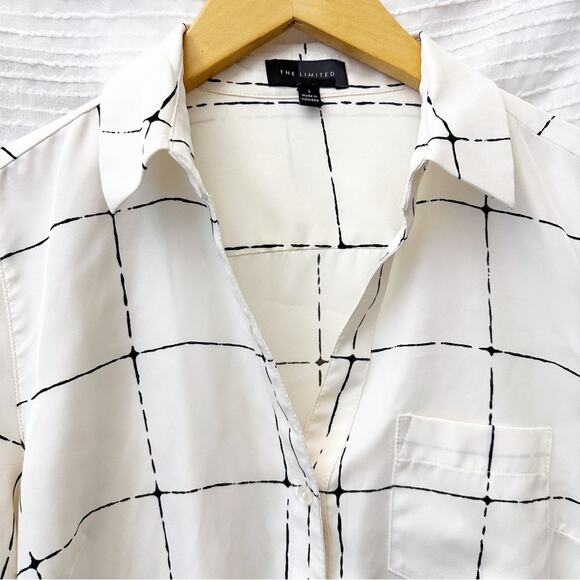 The Limited Button Down Blouse sz S - Picture 7 of 7